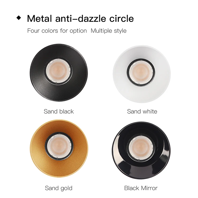  MR.XRZ 10W Led Ceiling Spot Light IP44 Waterproof Downlight Recessed Anti-glare