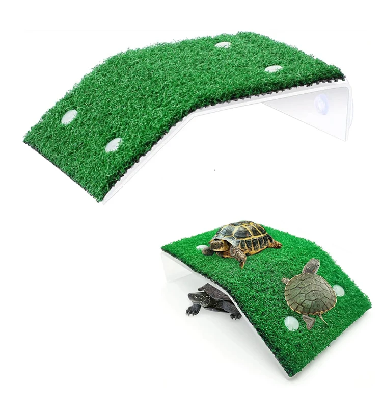 Turtle Basking Platform with Suction Cup Water Turtle Terrace Tortoise Tank Drying Rest Platform Aquariums & Accessories