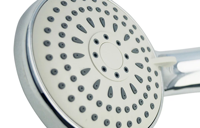 3-jet Anti Lime Hand Held Shower Head No Limescale Water Saving Massage Shower