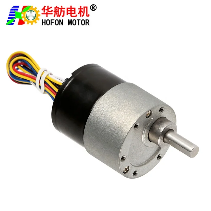 Hofon Motor 37mm 12V 24V GM37-3525BL large torque DC Brushless 12 volt geared Motor reducer Motor for Home Appliance