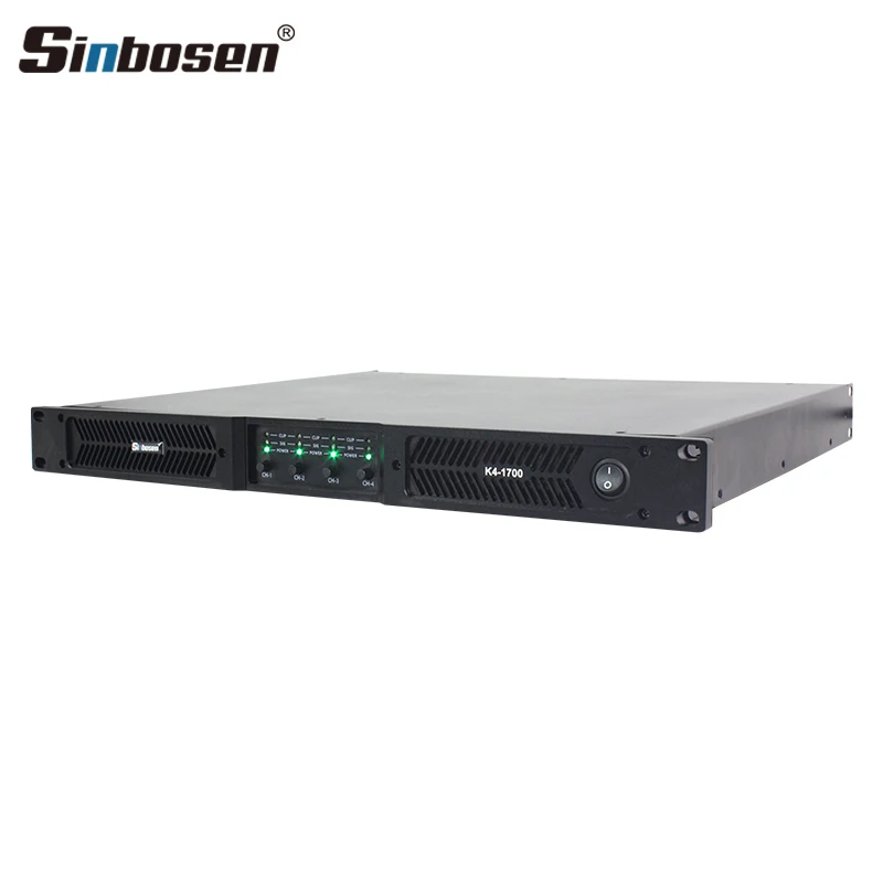 1700 power amplifier 4 channel 1u 2000 watts audio amplifier price