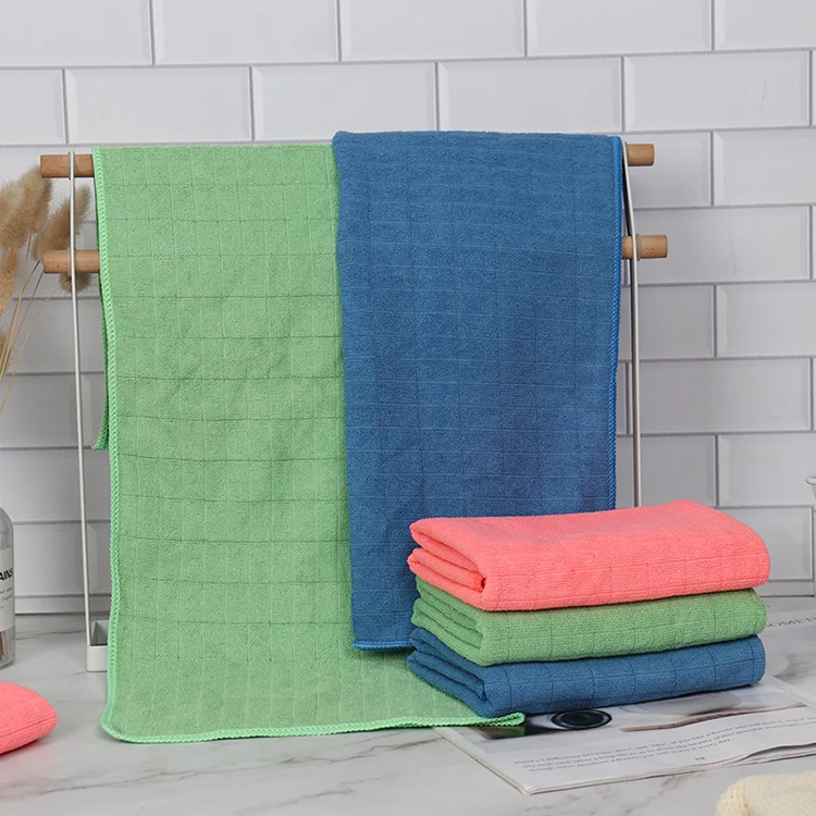 Hot Selling Microfiber Hand Wipes Cleaning 40*40cm Microfiber Cloth Kitchen Towels