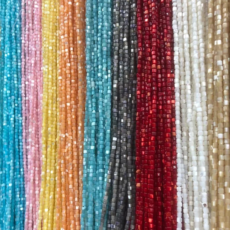 9 Colors Natural MOP Shell Beads Necklace Jewelry  DIY Jewelry Accessories