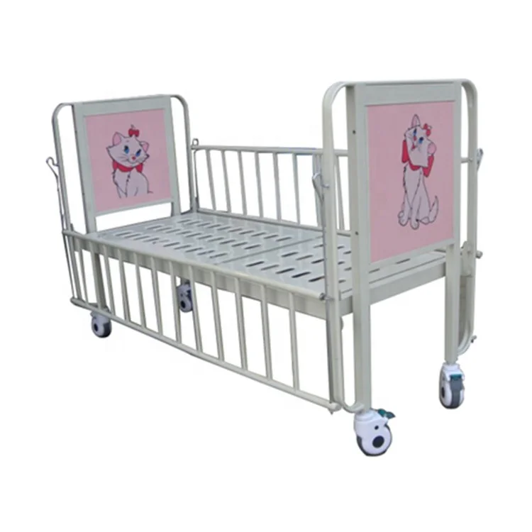 BR-BB03 Cheap Durable Hospital Flat Kids Cot Children Beds Girl For Sale