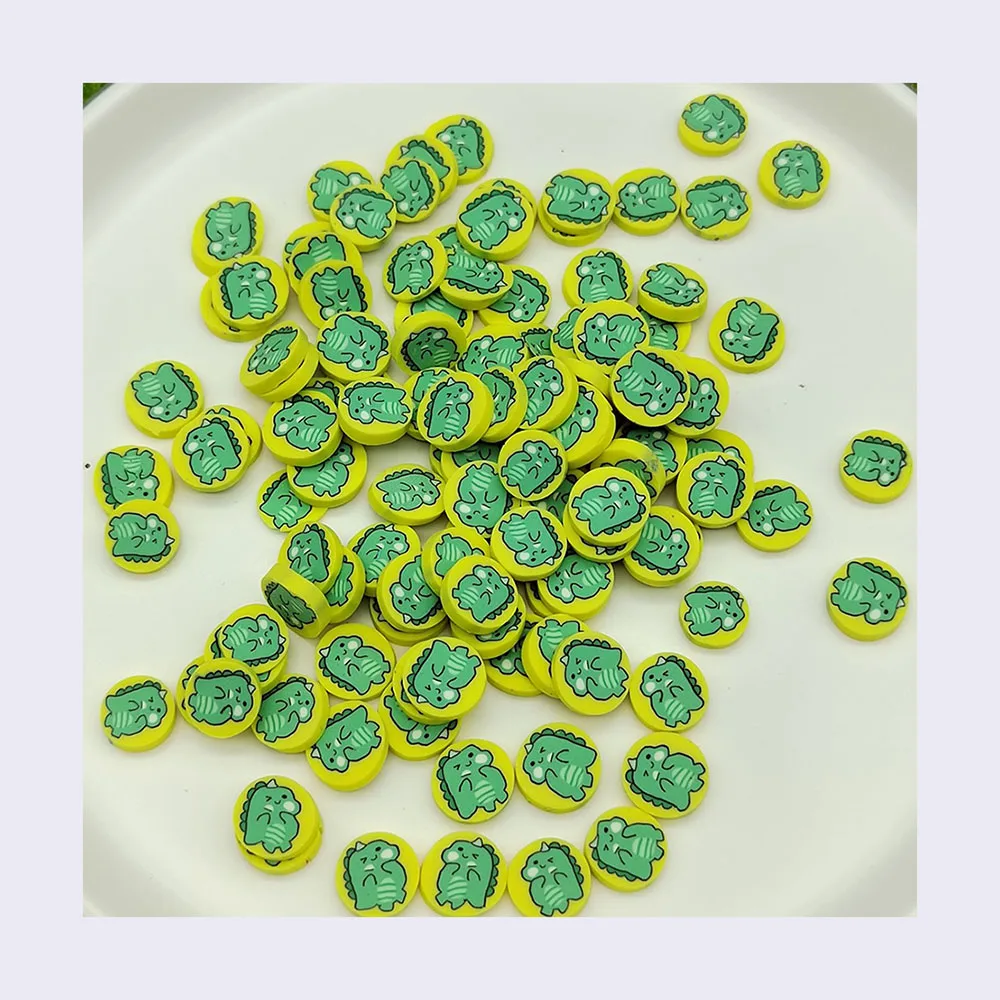 Clay Animal Dinosaur Sprinkles for DIY Craft Slime Filling Accessory Soft Pottery Slices Nail  Decor