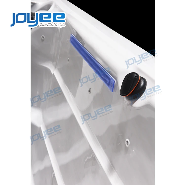  Фабрика JOYEE низкие цены для 8 10 человек садовый наружный бесконечный текущий струйный плавательный бассейн спа двухзонный большой