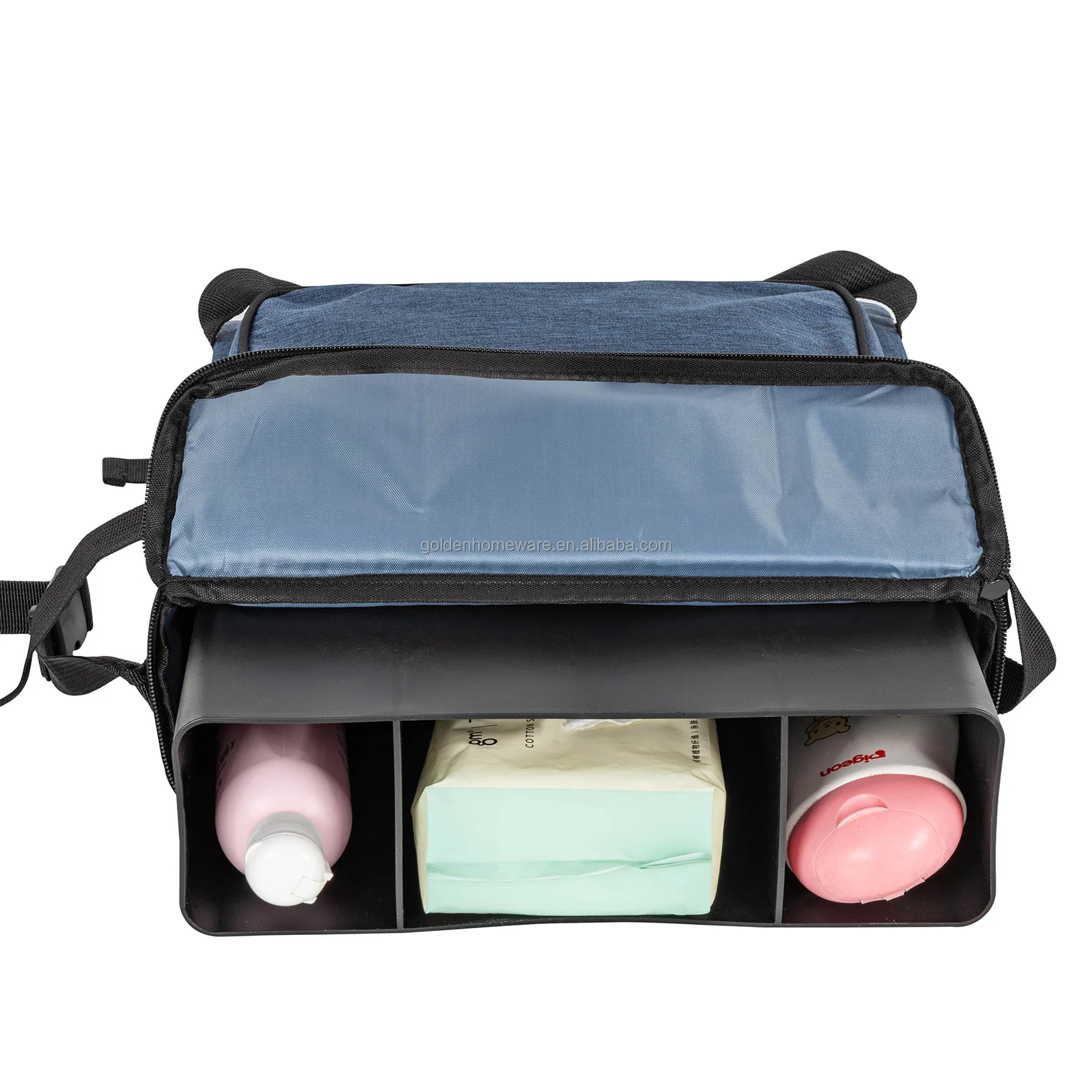 Multifunctional Baby Diaper Backpack Booster Seat Nursery Organizer