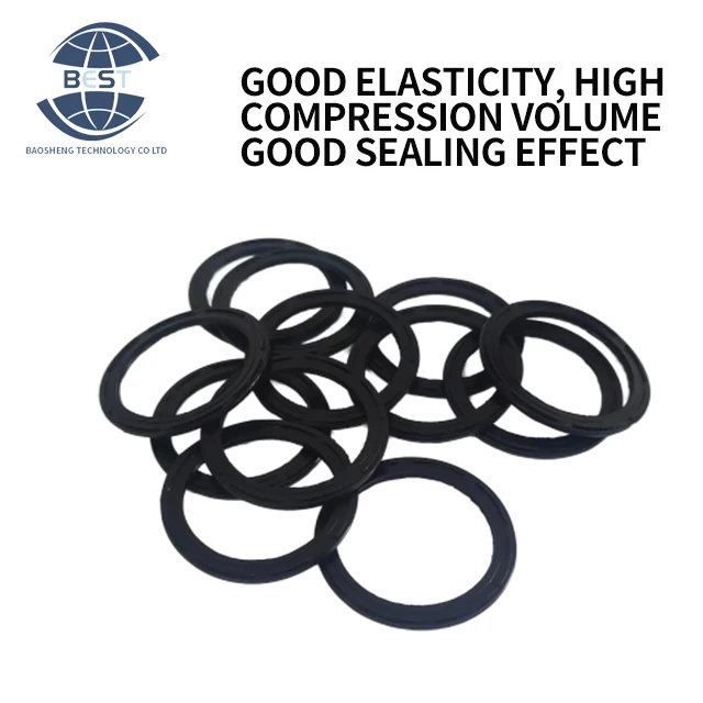 Factory hot sale 2mm customizable thickness high elasticity insulating rubber shock absorbing with slotted seal