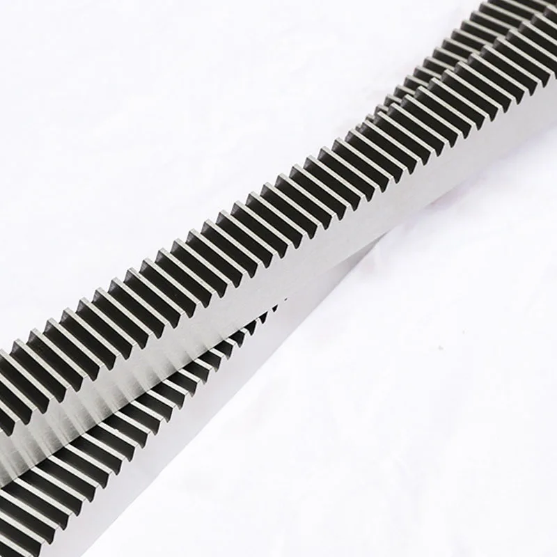 
China Supplier Helical gear rack Size 17X17 Hardness50 Gear Rack And Pinion Design For CNC Machine 