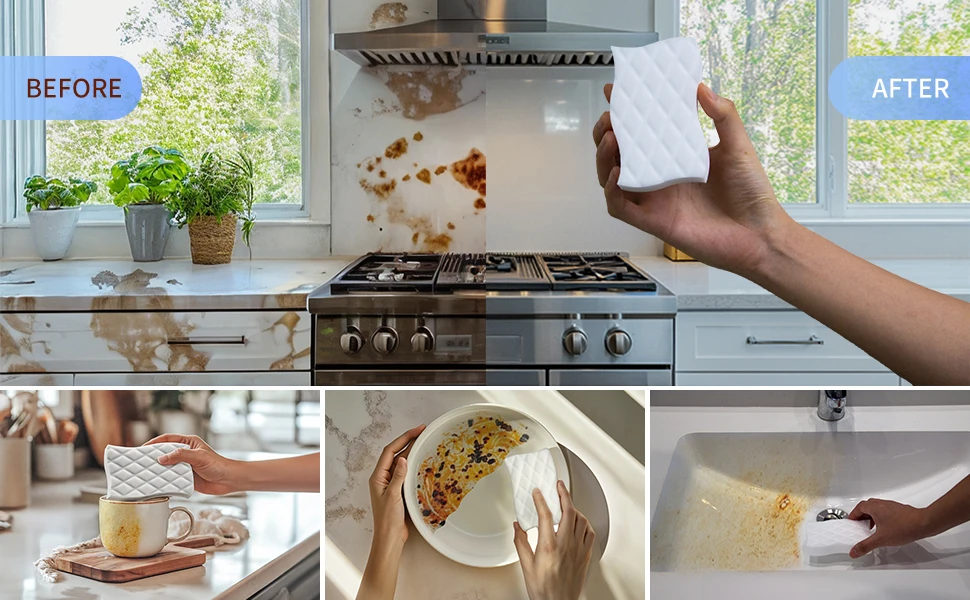 wholesale china big kitchen sponge production sponges for dishes cleaning oem