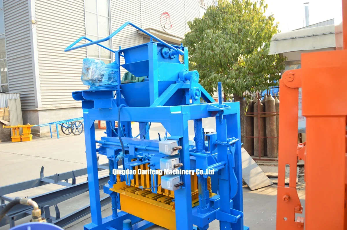 low cost Simple and Easy to Operate for Production solid hollow manual road block making machine 4-35a brick making machine