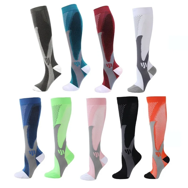 Men Women Varicose Athletic Stocking Running Socks Beautiful Girls Young Boy Tube Nylon Compression Fancy Stocking Foot Stocking