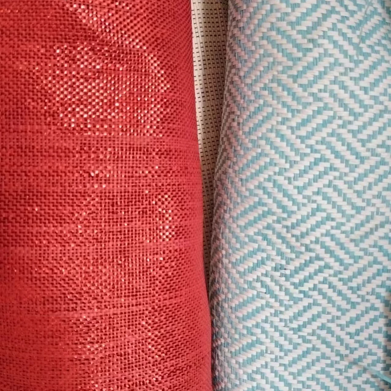 home curtain cloth household basket paper straw weave hat pillow cloth weaving woven raffia textile fabrics