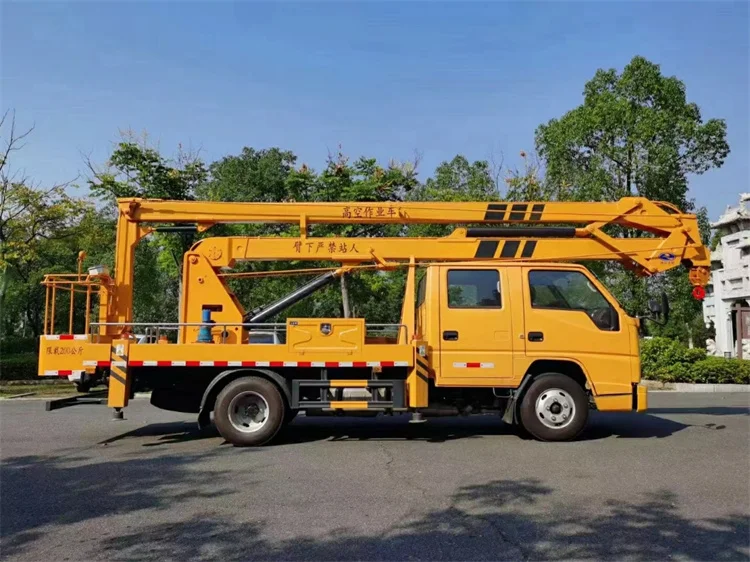 JMC 16m Diesel Truck-Mounted Crane with Cradle Automatic/Manual Transmission New Used for Aerial Work Platform Available Sale