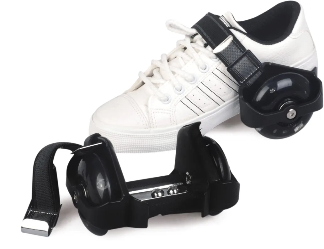 Convenient Adjustable Heel glider street glider 3 LED light flashing roller