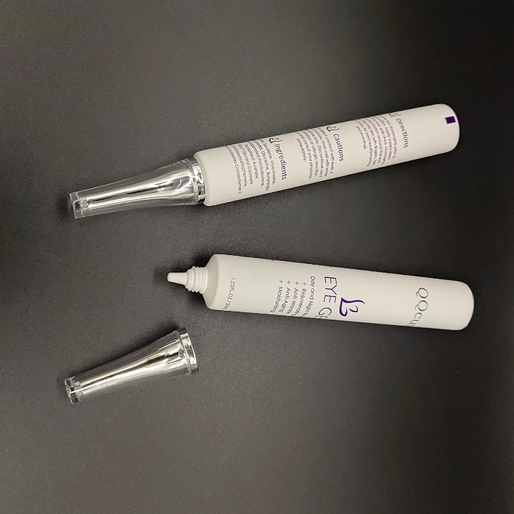 Acrylic Long Nozzle Lid Thin Tube Custom Wholesale 20ml 25ml 30ml Eye Cream Tube