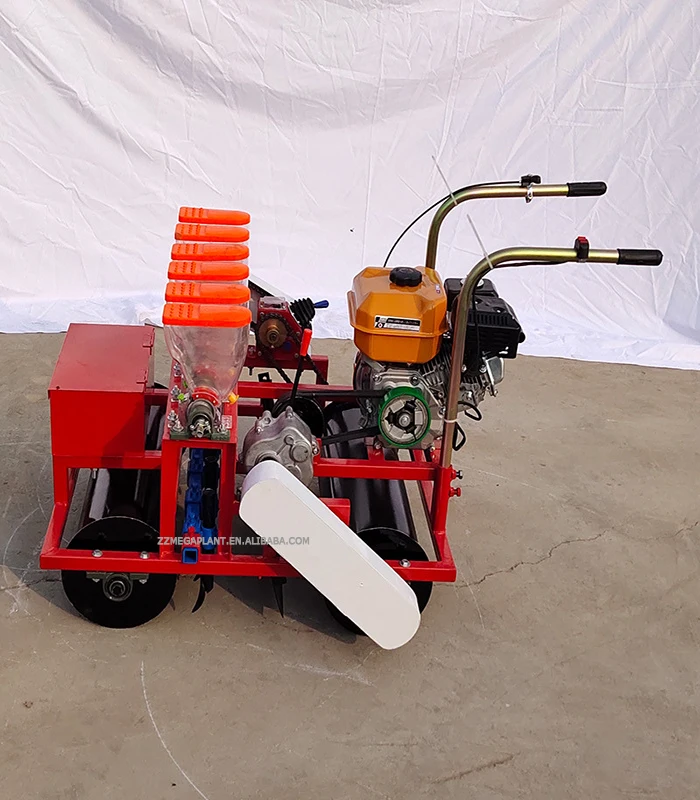 Gasoline seeder  self-propelled six row seeder for agricultural