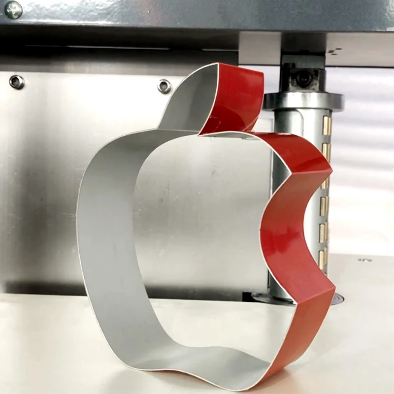 weifang 3d sign making cnc cut and bender plastic automatic flat aluminum channel letter bending machine