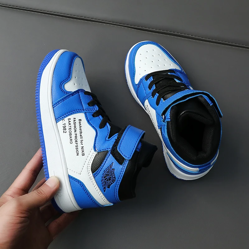 Высокие кроссовки для детей среднего и старшего возраста (28-40), детская спортивная обувь, новинка 2021