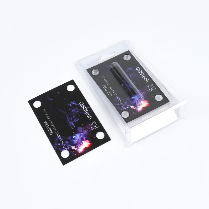 Customized Disposable Plastic Sliding Blister Card Pack Cardboard Boxes Print Paper Children Protection Packaging