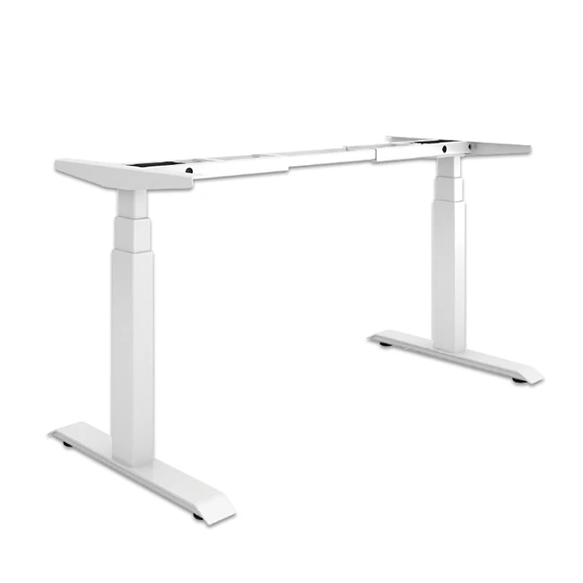 Dual Motor Lifting Desk Frame  Ergonomic Sit Standing height adjustable desk frame 3 stage table leg office table