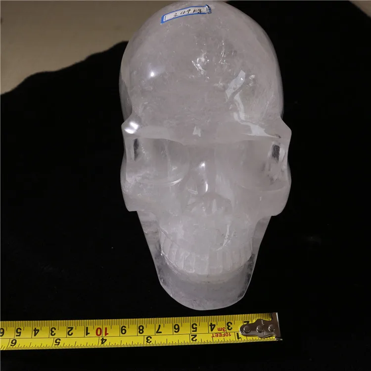 
Wholesale exotic clear quartz crystal skull smoking pipes 