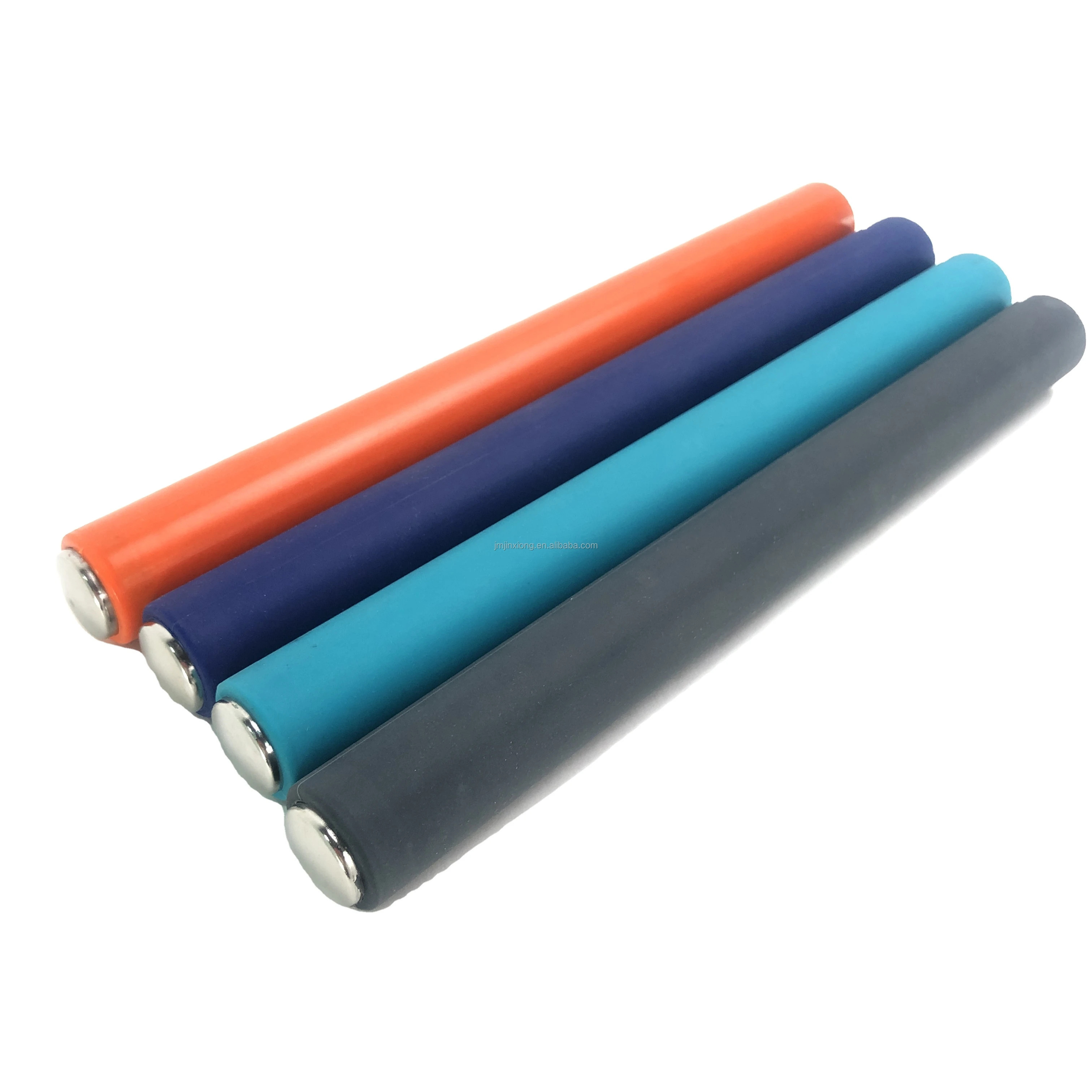 Kitchen Household Silicone Rubber Rolling Pin With Customer Logo Stainless Steel Pastry Dough Rolling Pin