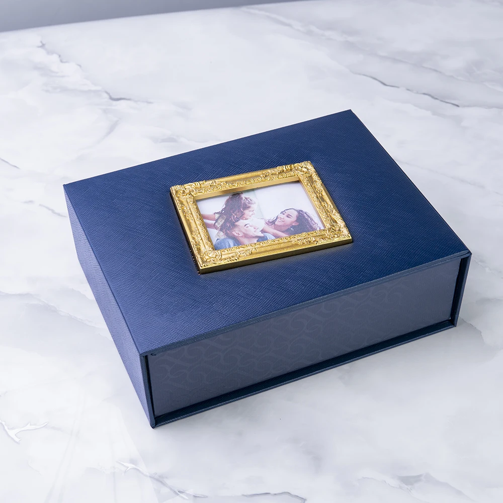 custom logo luxury high end photo frame gift box elegant coffee cups toiletries bridesmaids gift sets   boxes