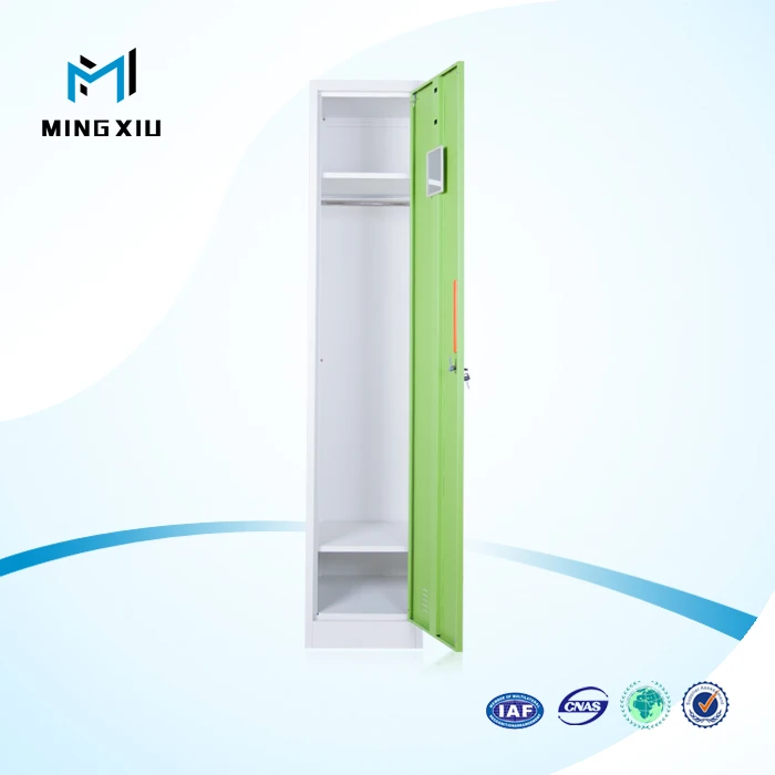 single 1 door gym clothing cabinet /  steel clothes cabinet / single door cabinet