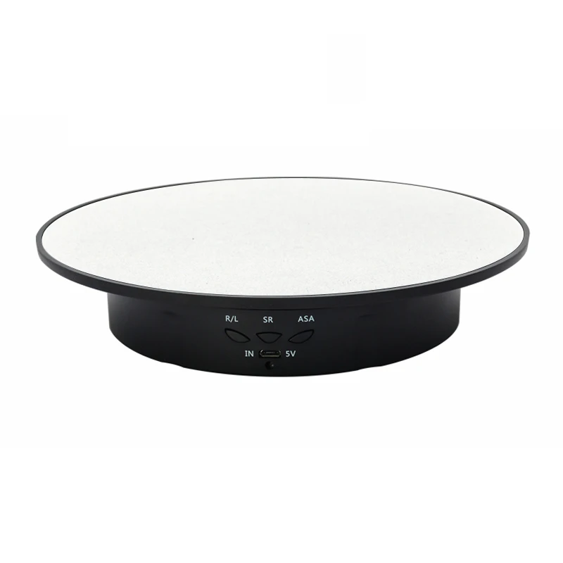 Professional 20CM electrica jewelry small mirror top rotator 360 turntable rotary display table
