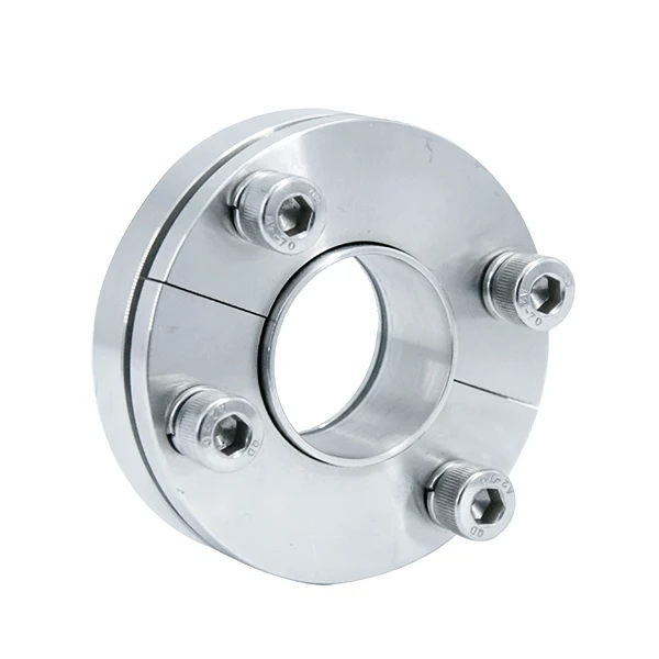 SS316l Hygienic Pipe Fittings Sanitary Aseptic Stainless Steel Flange Connector For Tank