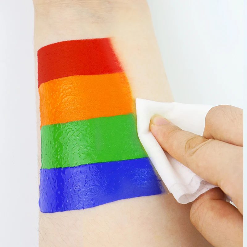 GP Wholesale professional body face paint water based gold Black white color face paint 30g multi-color body painting suppliers