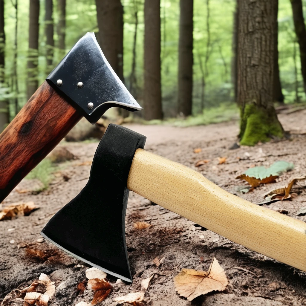 Russian wooden axe  Camping Tactical Survival Spltting Battle Outdoor Combat Cutting Hatchet Axe