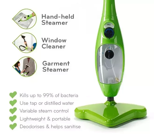 5 In One Steam mops cleaner 1300W/ steam mop cleaner /portable high pressure water jet cleaner high pressure cleaner X5  mop