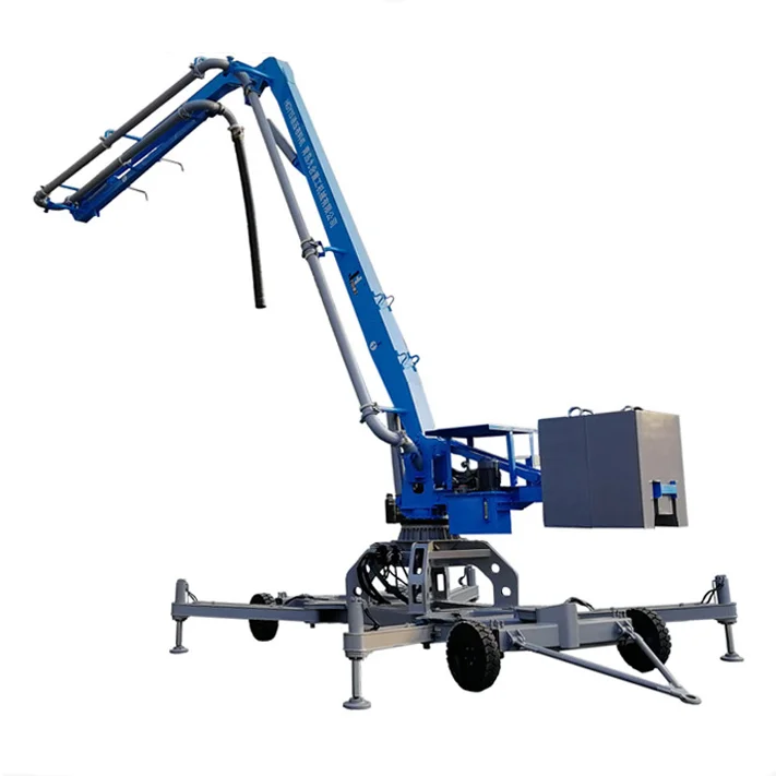 Factory supply Hot sales Save 20% Cost 15M/17M Wheel type Mobile Hydraulic Spider Concrete Placing boom for Distributor