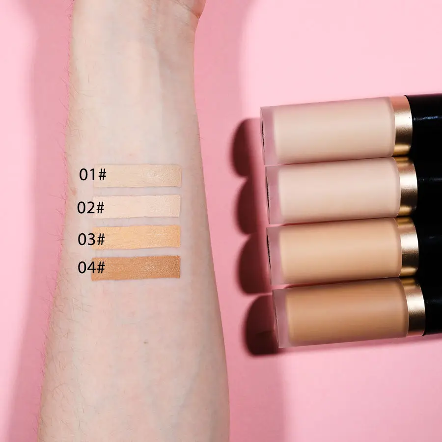 Custom 22 Colors Full Coverage Concealer Cream 15ML Makeup Waterproof  Long Lasting Matte Liquid Concealer For All Skin