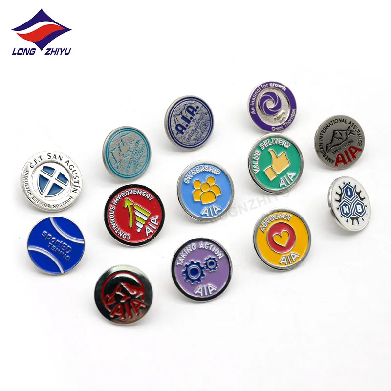 Longzhiyu Factory Custom Made Enamel Pin Badge Uniform Lapel Pins Brooch Emblem
