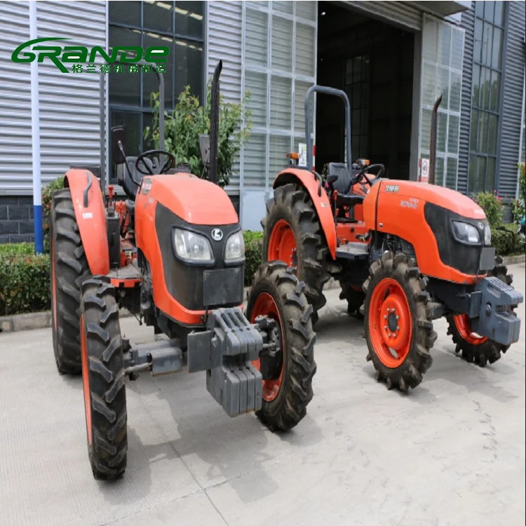Лучшая цена Подержанный старый 70Hp M704K сельскохозяйственный трактор самосвал Kubota тракторы
