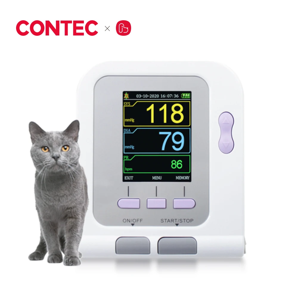 CONTEC08A-VET Veterinary use blood pressure machine gauge holter automatic blood pressure monitor