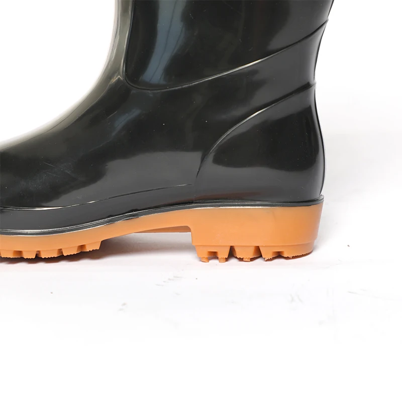 Baisheng Fire Sale Wholesale Non-Slip Chemical Resistant Wedge Heel Rain Boots Wholesale Protective Rain Boot Sproduction