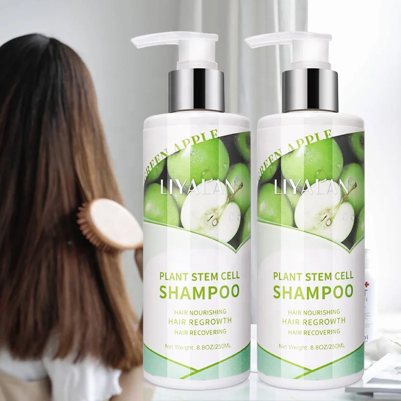 Profesional Private label Nourishing Smoothing Regrowth Plant Stem Cell Shampoo For Hair