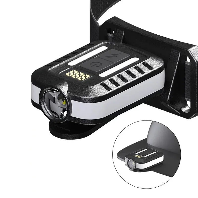 Hunting Camping  Lamp Sensor  Headlamp Rechargeable Led Lamp Clip Light  Head Light