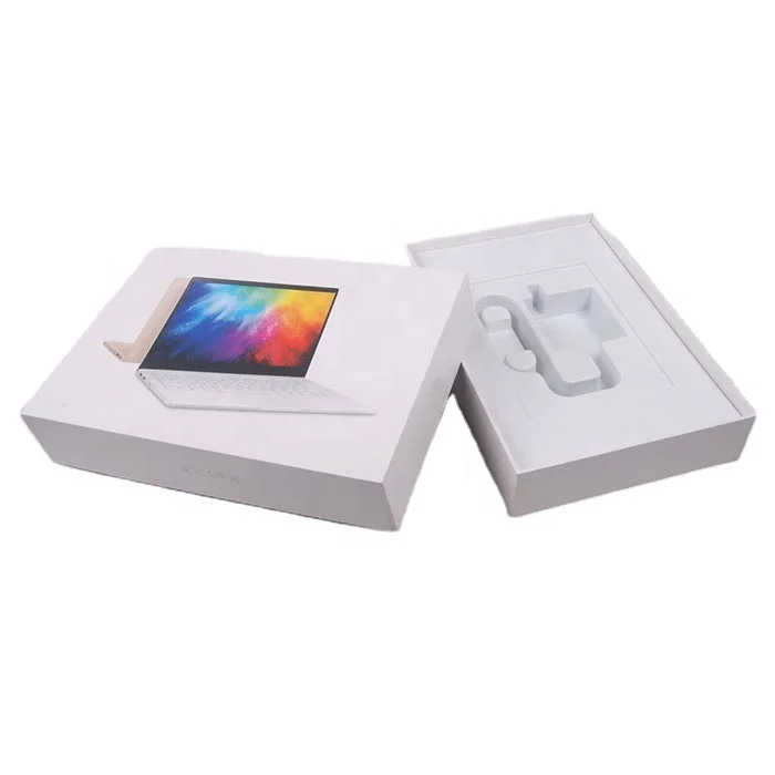 Custom White Cardboard Empty Lid and Bottom Electronic Products Packaging Box ipad Packaging Box
