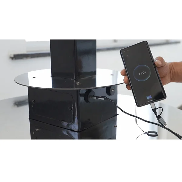 Work Station Charger Station Power Station Table with Free Wifi USB/Wireless Charger Social Table Smart Table Street Furniture