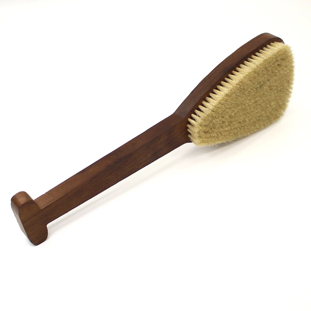 body brush for dry  Brushing Body Exfoliating  wooden Brush whth Natural Bristle