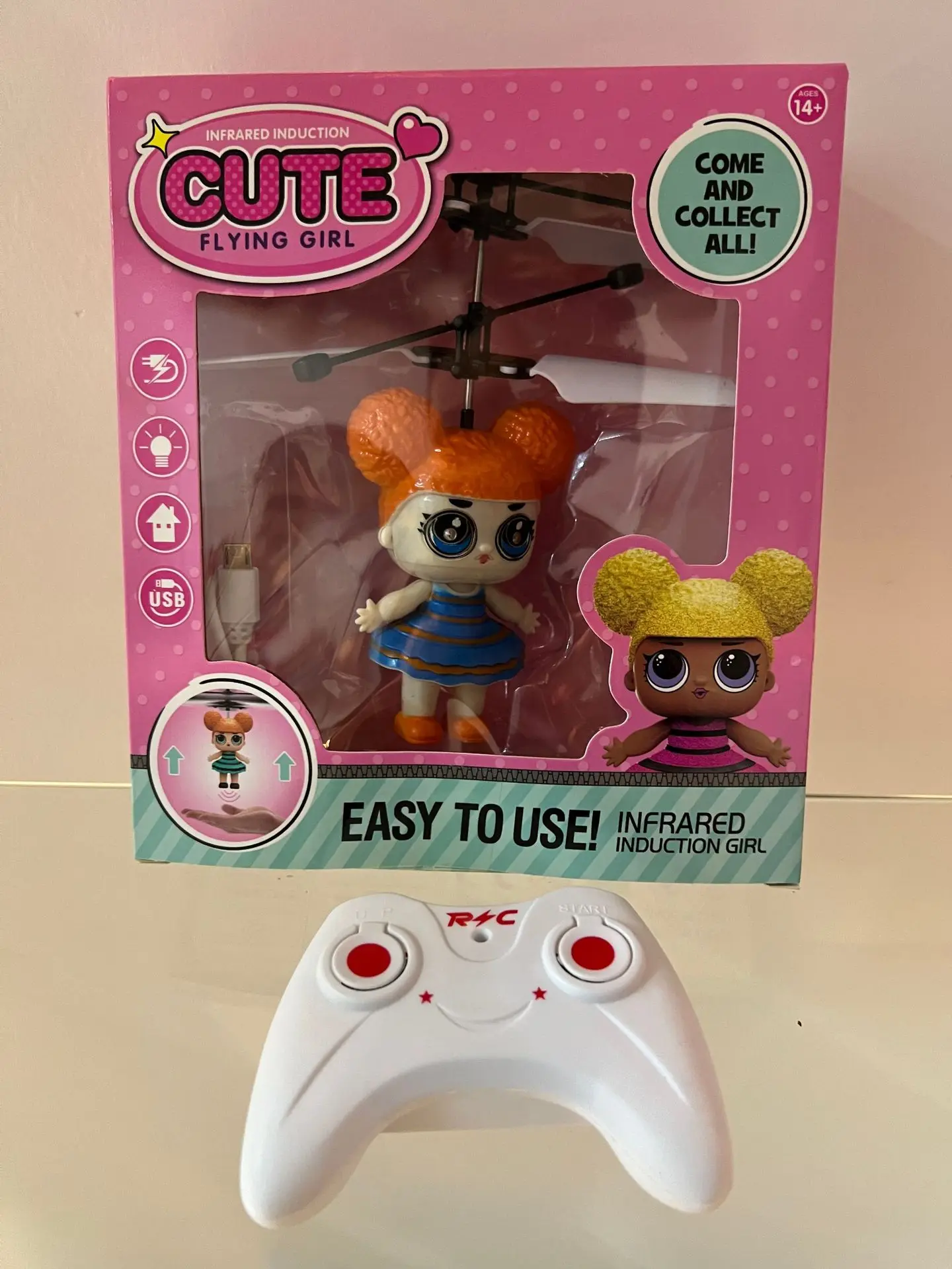 Wholesale Flying Doll, Little Bee Sensing Aircraft, New Unique Toy, Rechargeable Intelligent Suspension Aircraft