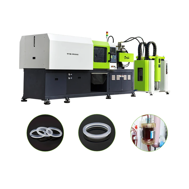 Automated silicon injection machine for hemodialysis sealing ring