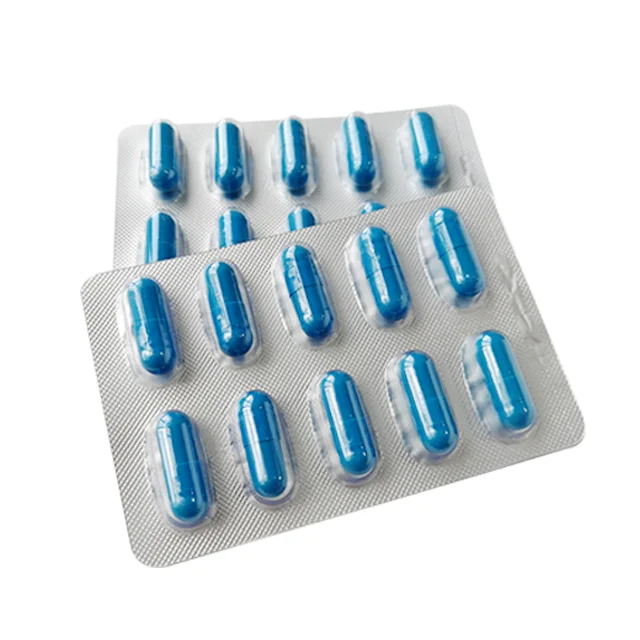 Customizable efficacy blue capsules for male health herbal supplements capsules