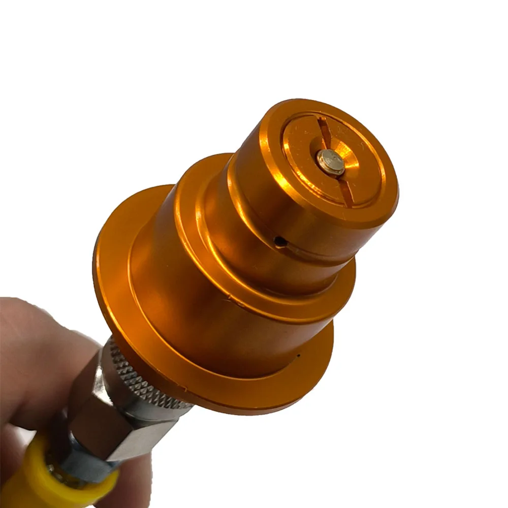 Soda Machine Adapter with Quick Connector Hose, Soda CO2 Stream Cylinder CGA320 Threaded Refill Fit for Soda Terra, Art, DUO