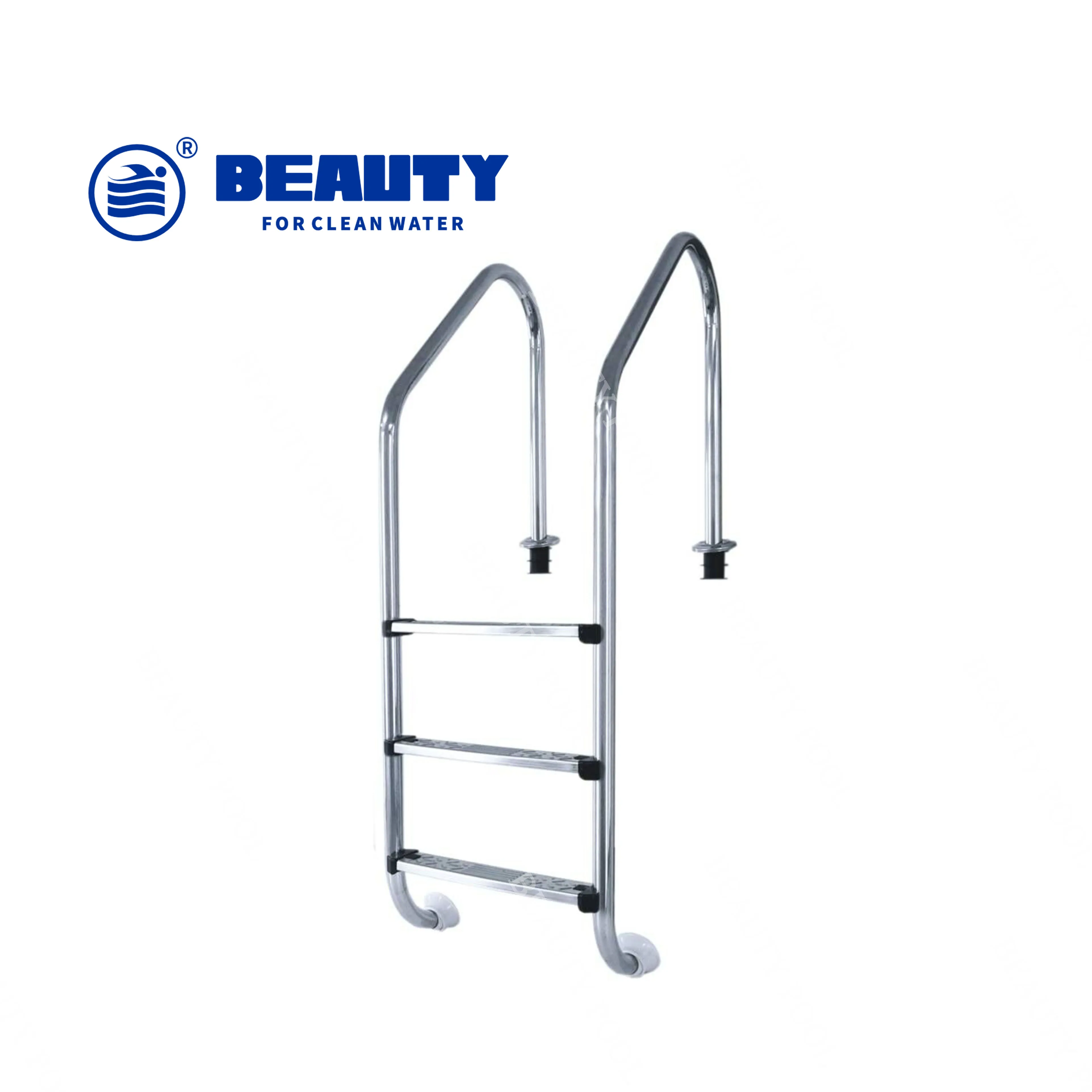 Лестница для бассейна из нержавеющей стали L-SS304 4 шага бассейн heavy duty лестница